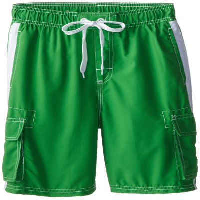 Kanu Surf Little Boys Barracuda Quick Dry Beach Swim Trunk, Barracuda Green, Small (4)