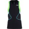 TYR Women's Competitor Tri Singlet -Black/Green-S view 1