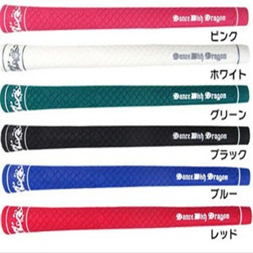 DWD Golf Grip, Dragon Scale Grip, Black, No Backline, Black, 1.6 oz (48 g), 0.60 No B
