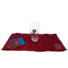 West Ham United FC Official Mini Bar Set (Set of 1 Pint Glass, 4 Beer Mats & 1 B (One Size) (Claret/Blue) view 2