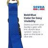 Scuba Choice Diving BC Fin and Mask Keeper with Quick Release Loop, Blue view 2