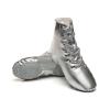 MSMAX Jazz Dance Shoes for Girls PU Costume Boots for Boys Silver 13.5 Little Kid view 2