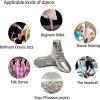 MSMAX Jazz Dance Shoes for Girls PU Costume Boots for Boys Silver 13.5 Little Kid view 3