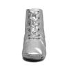 MSMAX Jazz Dance Shoes for Girls PU Costume Boots for Boys Silver 13.5 Little Kid view 4