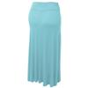 Lock and Love WB296 Womens Lightweight Floor Length Maxi Skirt L Aqua view 2