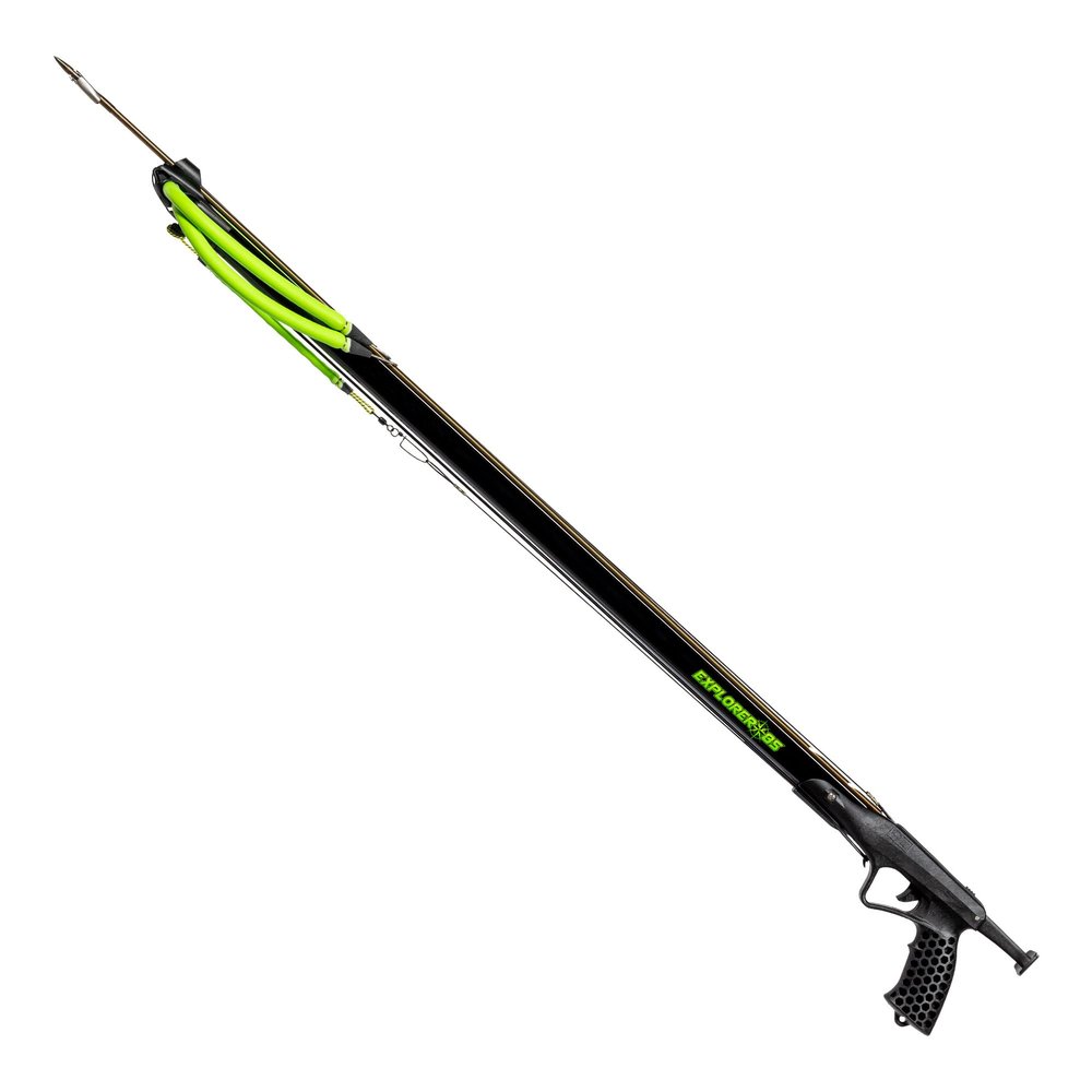 JBL Spearguns Explorer 85cm Performance Speargun for Spearfishing, Speargun for Freediving, Scuba Diving, Fishing, Diving, Aluminum Barrel, Stainless Steel Shaft, Easy Stretch Bands