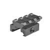 Lion Gears Bridgemount Tactical Picatinny .5" Riser, 1.45" Long with 3 Slots, BM0305,Black view 1