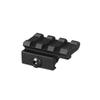 Lion Gears Bridgemount Tactical Picatinny .5" Riser, 1.45" Long with 3 Slots, BM0305,Black view 2