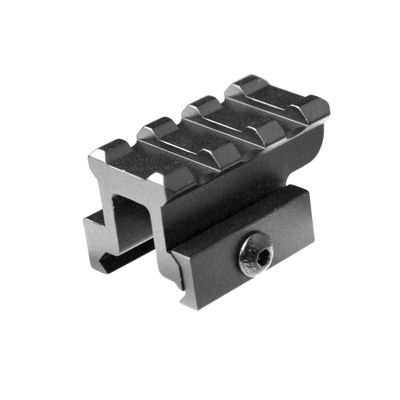 Lion Gears Bridgemount Tactical Picatinny .75" Riser, 1.45" Long with 3 Slots, BM0307, Black