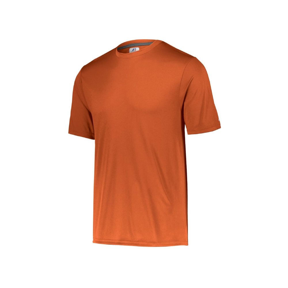 Russell Athletic Men's Short Sleeve Performance T-Shirt, Burnt Orange, XX-Large