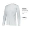 Russell Athletic Men's Long Sleeve Performance Tee, White, XX-Large view 4