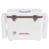 Engel UC19 19qt Leak-Proof, Air Tight, Fishing Drybox Cooler with Built-in Fishing Rod Holders, Also Makes The Perfect Small Hard Shell Lunchbox for Men and Women in White view 1