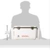 Engel UC19 19qt Leak-Proof, Air Tight, Fishing Drybox Cooler with Built-in Fishing Rod Holders, Also Makes The Perfect Small Hard Shell Lunchbox for Men and Women in White view 3