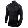 TCA Boys' Pro Performance Long Sleeve Running Compression Base Layer Top - Mock Neck - Black Mock Neck, M Boy (8-10 Years)