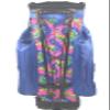 Birdie Babe Womens Hybrid Golf Bag Blue Tie Dye Ladies - Kool Karma view 4