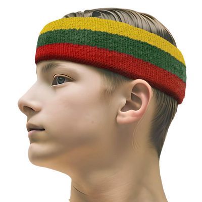 Couver Bolivia Ethiopia Country Flag Color Cotton Sports Headband, 1 Piece