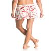 Roxy Junior's Act Nice Smocked Woven Skirt, Fiery Orange Shelter Floral Pattern, Large view 3