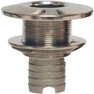 Siam Shopping Groco Thru-Hull 1-1/2" Stainless Steel HTH1500S Plumbing Thru-Hull Fittings