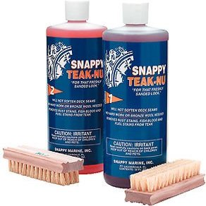 Siam Shopping Snappy Teak Snappy Teak Nu #1 #2 Quart Kit 2QKT Maintenance Teak Products Boat