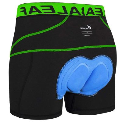 baleaf Men's 3D Padded Bike Shorts Cycling Underwear MTB Liner Road Biking Bicycle Clothes Green XXL