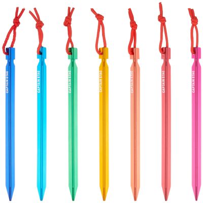 Captain Stagg (CAPTAIN STAG) Seven Colors duralumin pegs 23cm UA-4506