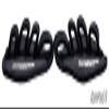 Pot Leaf Design Leather Workout Gloves | Weight Lifting Grips| 4 Finger Loops view 2