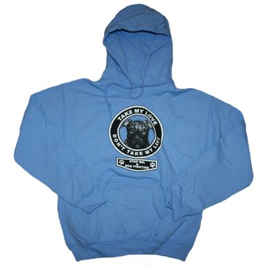 Pit Bull Take My Love, Don't Take My Life Adult Hoodie Pitbull Gift Dad Mom Gift (Small, Carolina Blue)