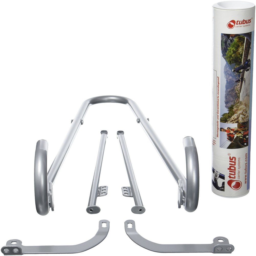 Tubus Unisex_Adult Smarti Front Pannier Rack, Silver, 26/28 Zoll