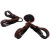 Exselle Elite Medium Brown Ringed Bit Converter - Horse Bit Converter for Equestrians, Horse Tack Accessory, Leather with Stainless Steel Ring and Buckle, Pelham Rounding, Converts to One-Rein Bits view 4