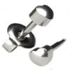 Ear Piercing Earrings Silver 6 Pairs of 4mm 16ga Thick Post Stainless Steel Studex Studs Hypoallergenic view 4