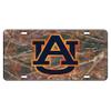 Auburn Tigers Laser Cut Inlaid Mirrored CAMO w/Blue AU Plate view 1