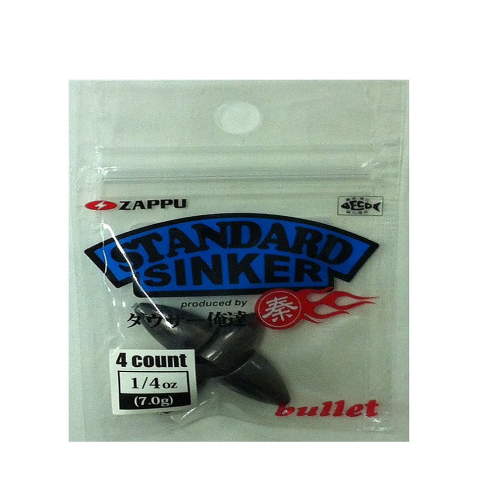 ZAPPU Standard Sinker Bullet 1/4 oz7g