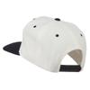 e4Hats.com California Embroidered Snapback Cap - Natural Black OSFM view 3