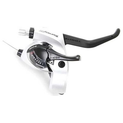 Shimano Tourney / TY ST-TX800 Tourney TX STI lever, 8-speed, silver, right hand