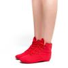 MSMAX Jazz Dance Shoes for Girls Lace-up Dancing Ballet Boots Sneakers for Boys Red 12 M US Little Kid view 4
