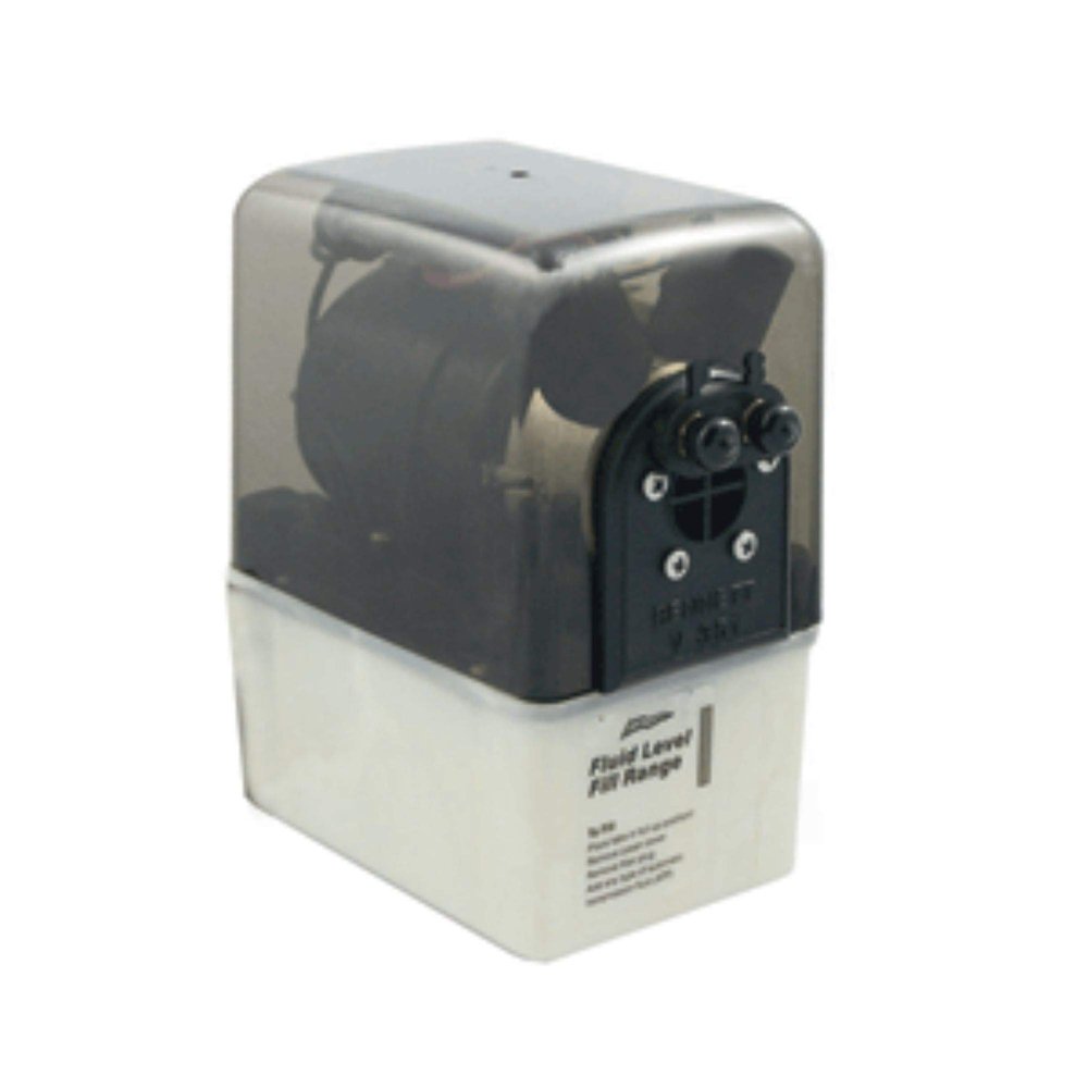 Bennett 8" White and Clear Blue V351HPU2 Hydraulic Power Unit 24V Pump