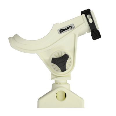 Boating Accessories New Bait Caster/Spinning Rod Holders Scotty Downriggers 280wh White Side/Deck