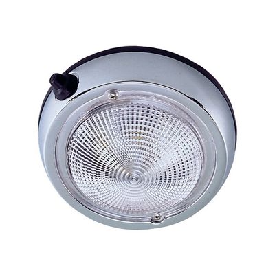 Perko 4664381 Surface Mount Dome Light - 4 - Chrome Plated