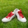 120cm/47" Red Satin Ribbon Shoelaces My Ribbon Laces Flat Ribbon Shoe laces For Trainers, Boots & Shoes view 4