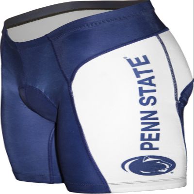Adrenaline Promotions NCAA Penn State University Men's Cycling Shorts, XX-Large, Blue/White
