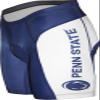 Adrenaline Promotions NCAA Penn State University Men's Cycling Shorts, XX-Large, Blue/White view 1