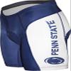 Adrenaline Promotions NCAA Penn State University Men's Cycling Shorts, X-Large, Blue/White view 2