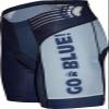 Adrenaline Promotions NCAA Maine Black Bears Men's Cycling Shorts, XX-Large, Blue view 1