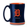 MLB Detroit Tigers Coffee Mug14oz Sculpted Relief, Team Color, 14 Ounce view 1