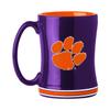 Boelter Brands NCAA Clemson Tigers Coffee Mug14oz Sculpted Relief, Team Color, 14 Ounce view 1