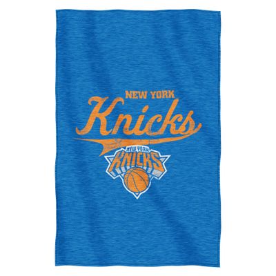 Northwest NBA New York Knicks Script Sweatshirt Throw, 54" x 84"