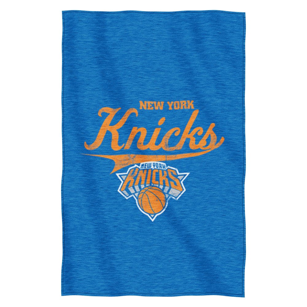 Northwest NBA New York Knicks Script Sweatshirt Throw, 54" x 84"