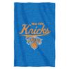 Northwest NBA New York Knicks Script Sweatshirt Throw, 54" x 84" view 1