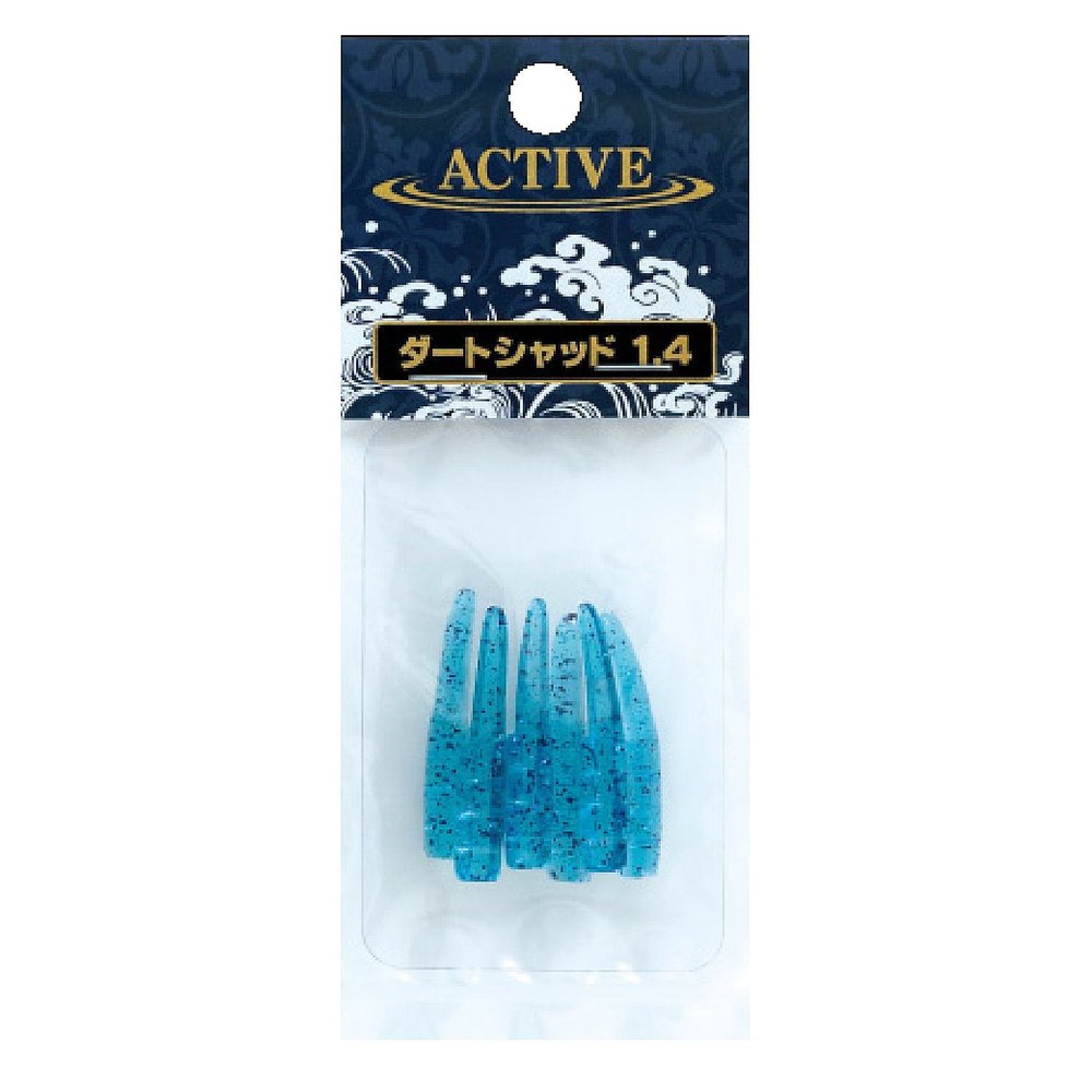 Active Dirt Shad 1.4-Inch Lure, #6 Ice Blue