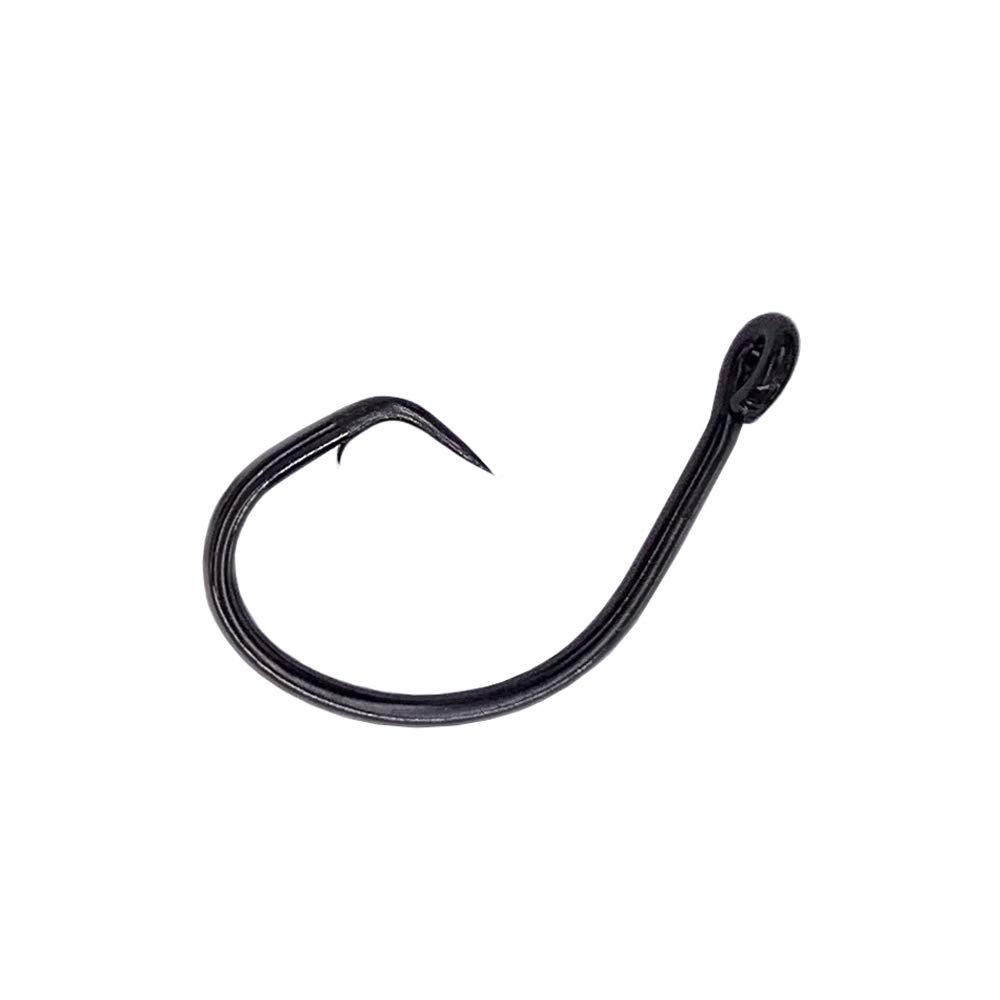 4X Circle Hooks Size # 9/0 L2004 Offset BLN, 200 Pcs for Saltwater Fishing, Strong Barbed Hooks, Ideal for Tuna, Marlin, and Big Game Fishing